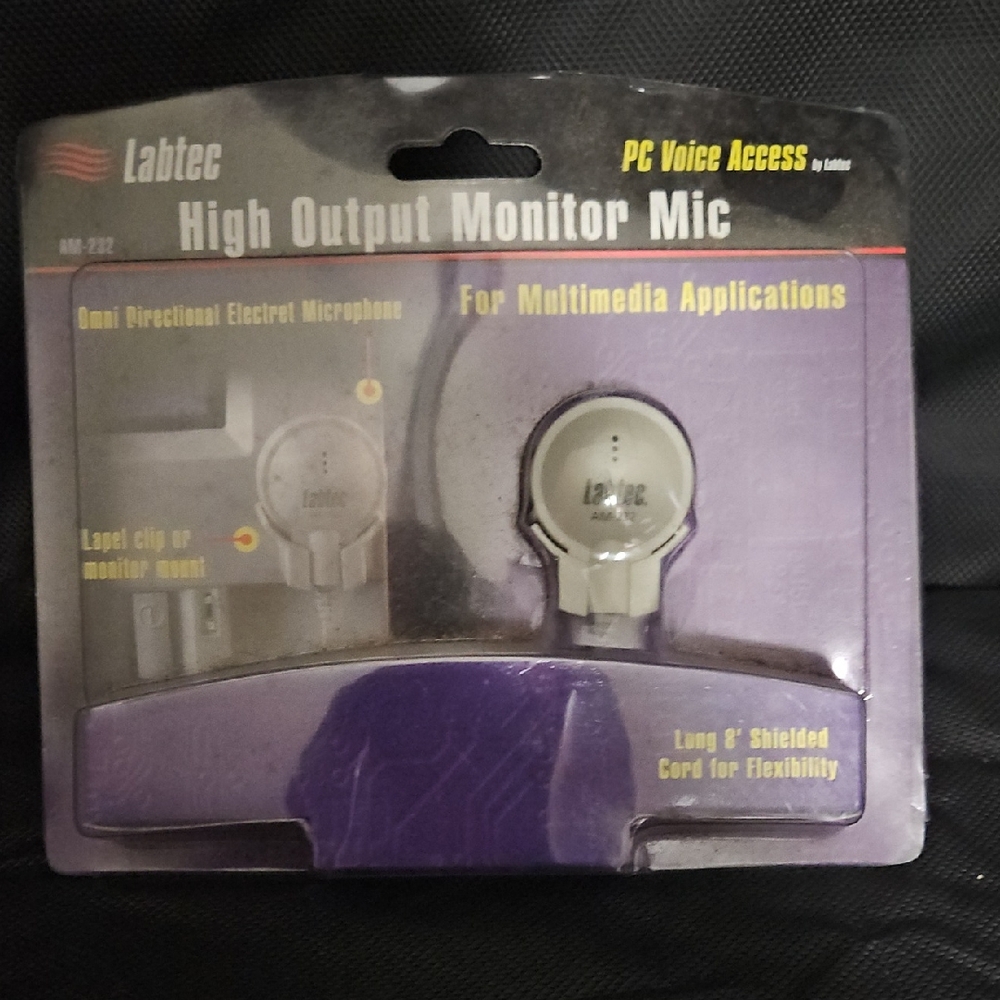 High Output Monitor Microphone - Silver